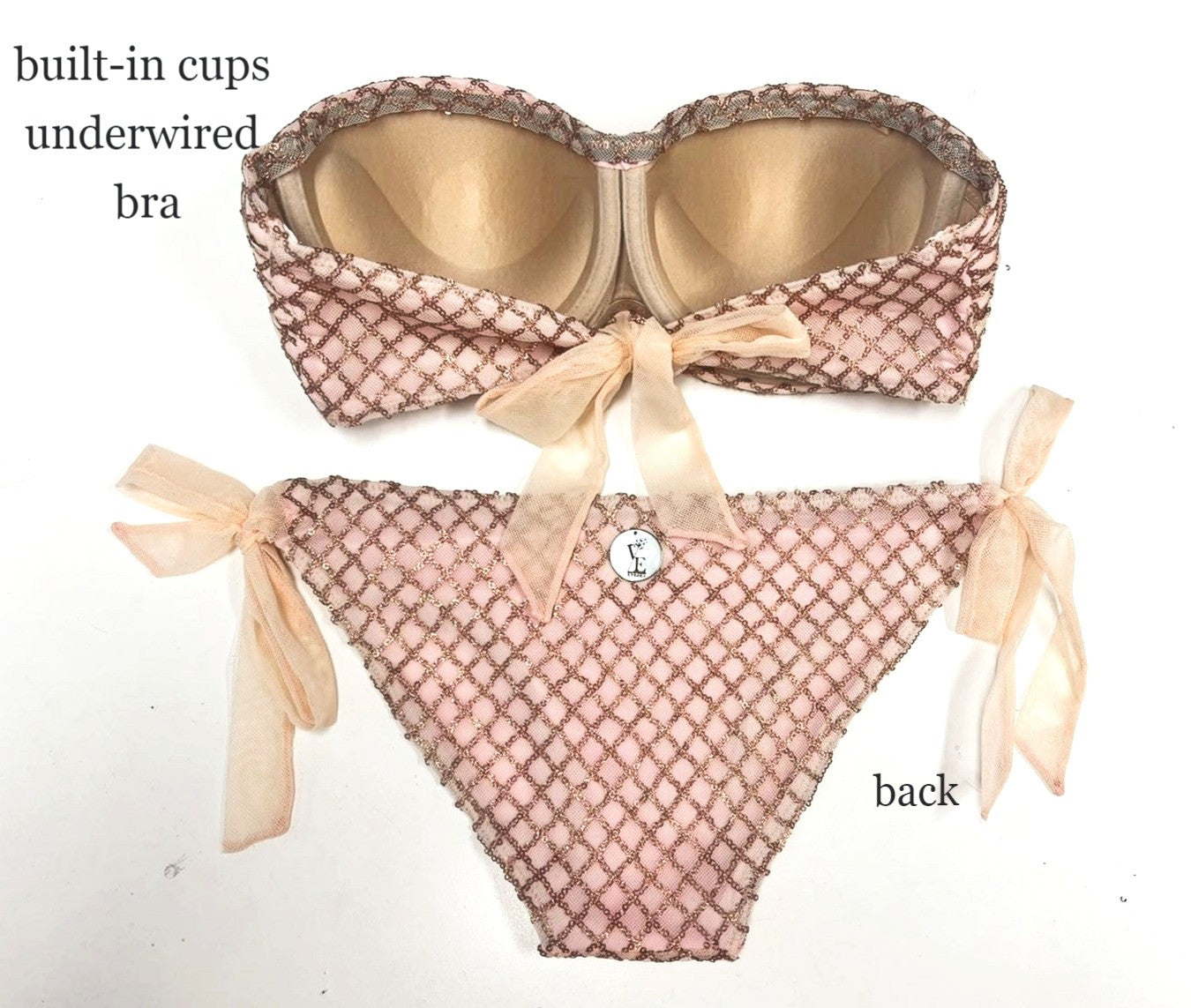 Sequin Built-in cups Swimwear women's swimwear