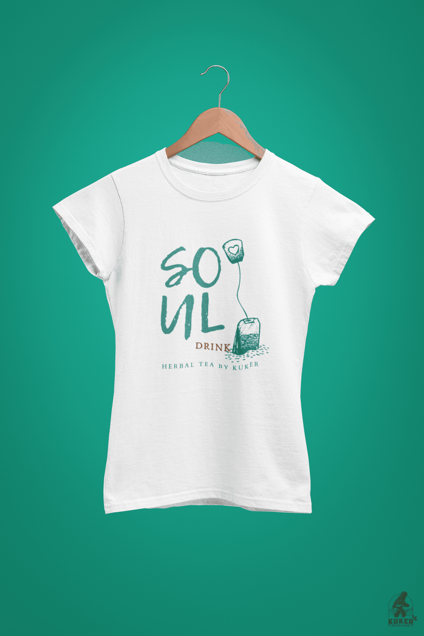 T-shirt "Soul Drink" with a tea bag-0